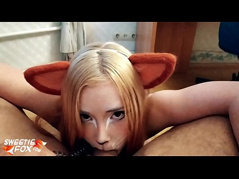 ❤️ Kitsune schluckt Schwanz und Sperma in ihrem Mund ☑ Super porn bei uns ☑